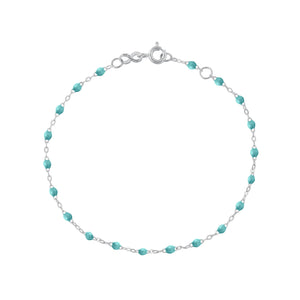 Gigi Clozeau - Classic Gigi Turquoise Green bracelet, White Gold, 6.7"