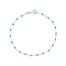 Gigi Clozeau - Classic Gigi Turquoise Green bracelet, White Gold, 7.1"