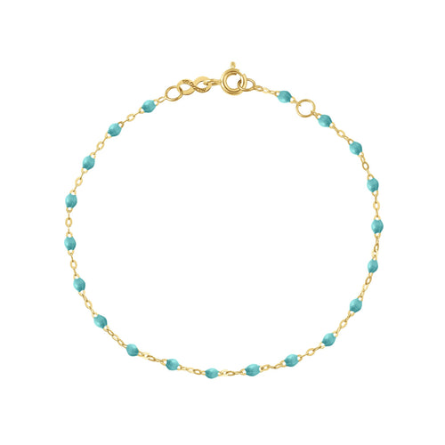 Gigi Clozeau - Classic Gigi Turquoise Green bracelet, Yellow Gold, 6.7