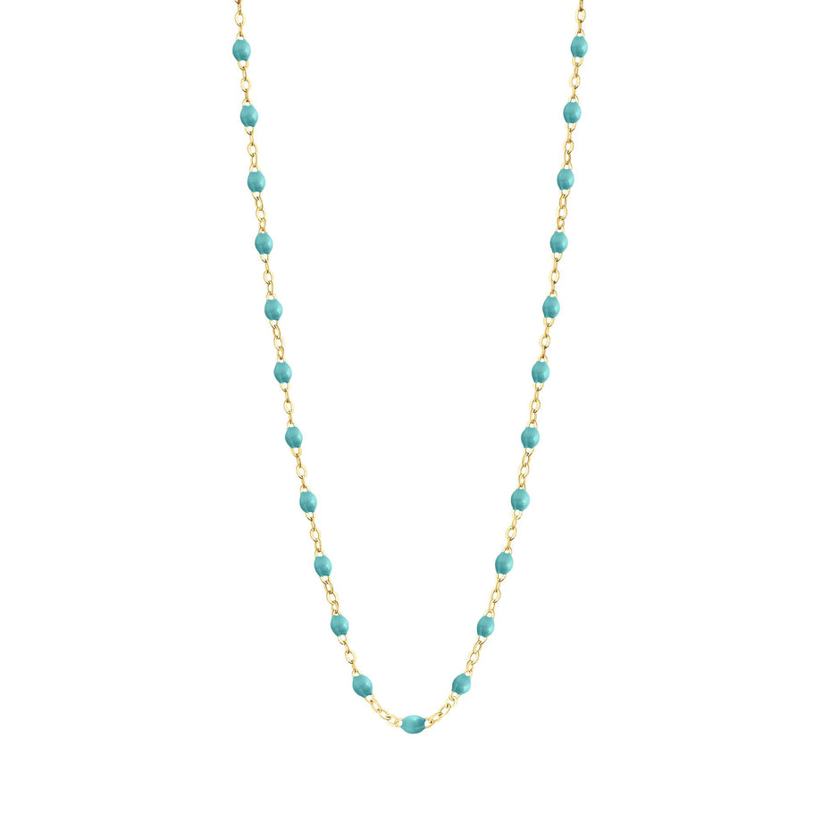 Gigi Clozeau - Classic Gigi Turquoise Green necklace, yellow gold, 16.5