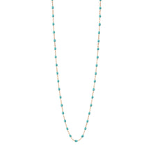 Gigi Clozeau - Classic Gigi Turquoise Green sautoir, Rose Gold, 34"