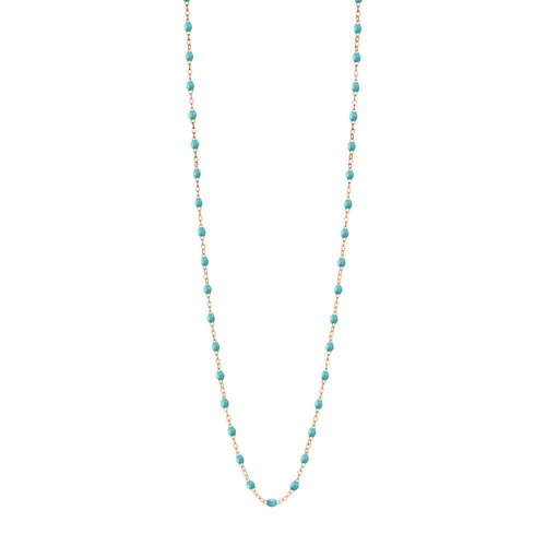 Gigi Clozeau - Classic Gigi Turquoise Green sautoir, Rose Gold, 34