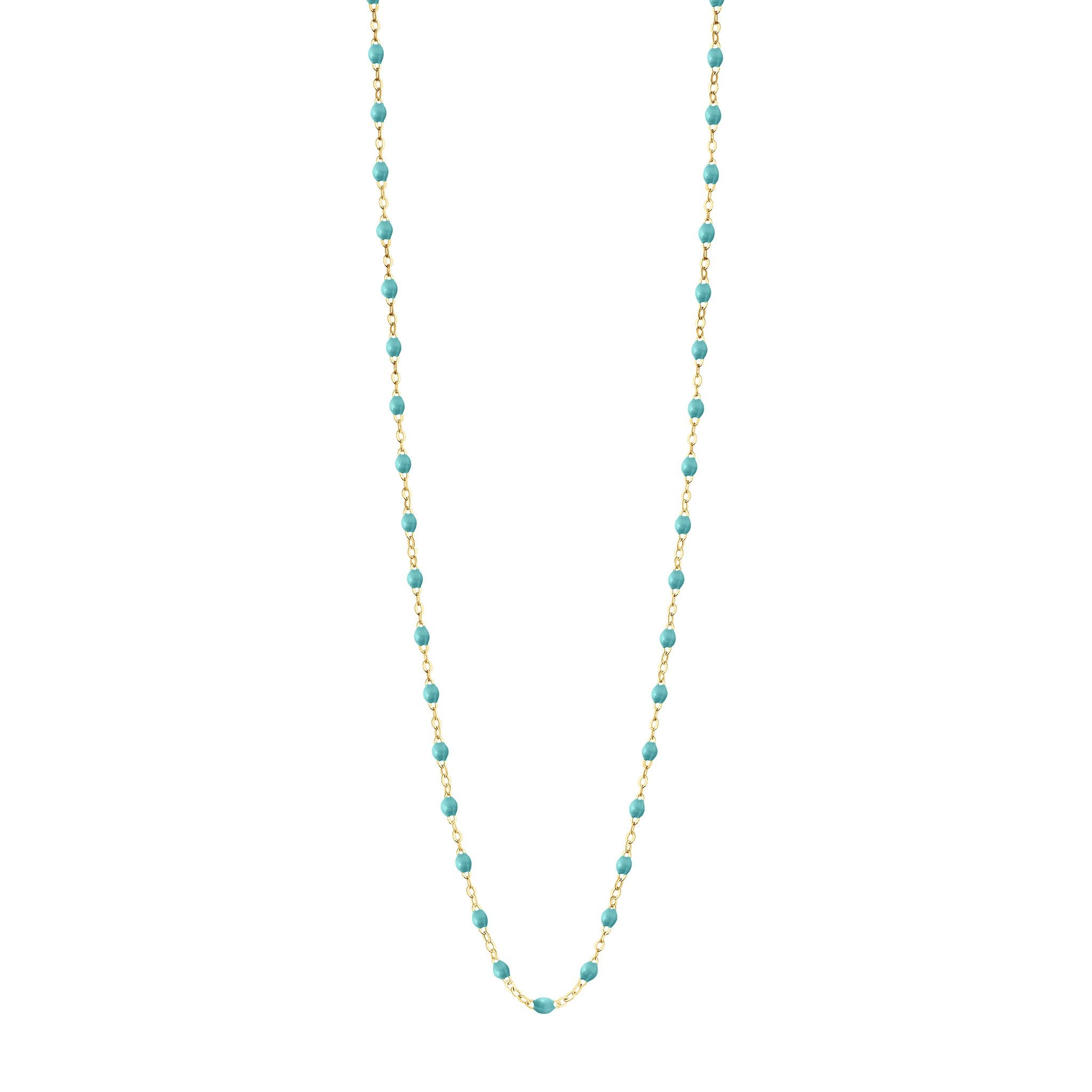 Gigi Clozeau - Classic Gigi Turquoise Green sautoir, Yellow Gold, 23.6"