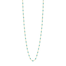 Gigi Clozeau - Classic Gigi Turquoise Green sautoir, Yellow Gold, 23.6"