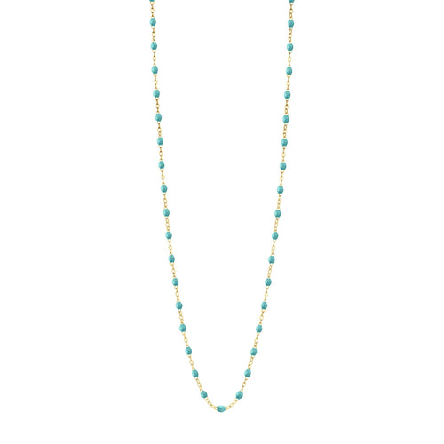Gigi Clozeau - Classic Gigi Turquoise Green sautoir, Yellow Gold, 23.6