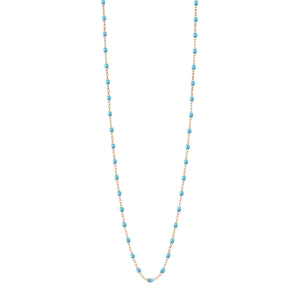 Gigi Clozeau - Classic Gigi Turquoise sautoir, Rose Gold, 34"