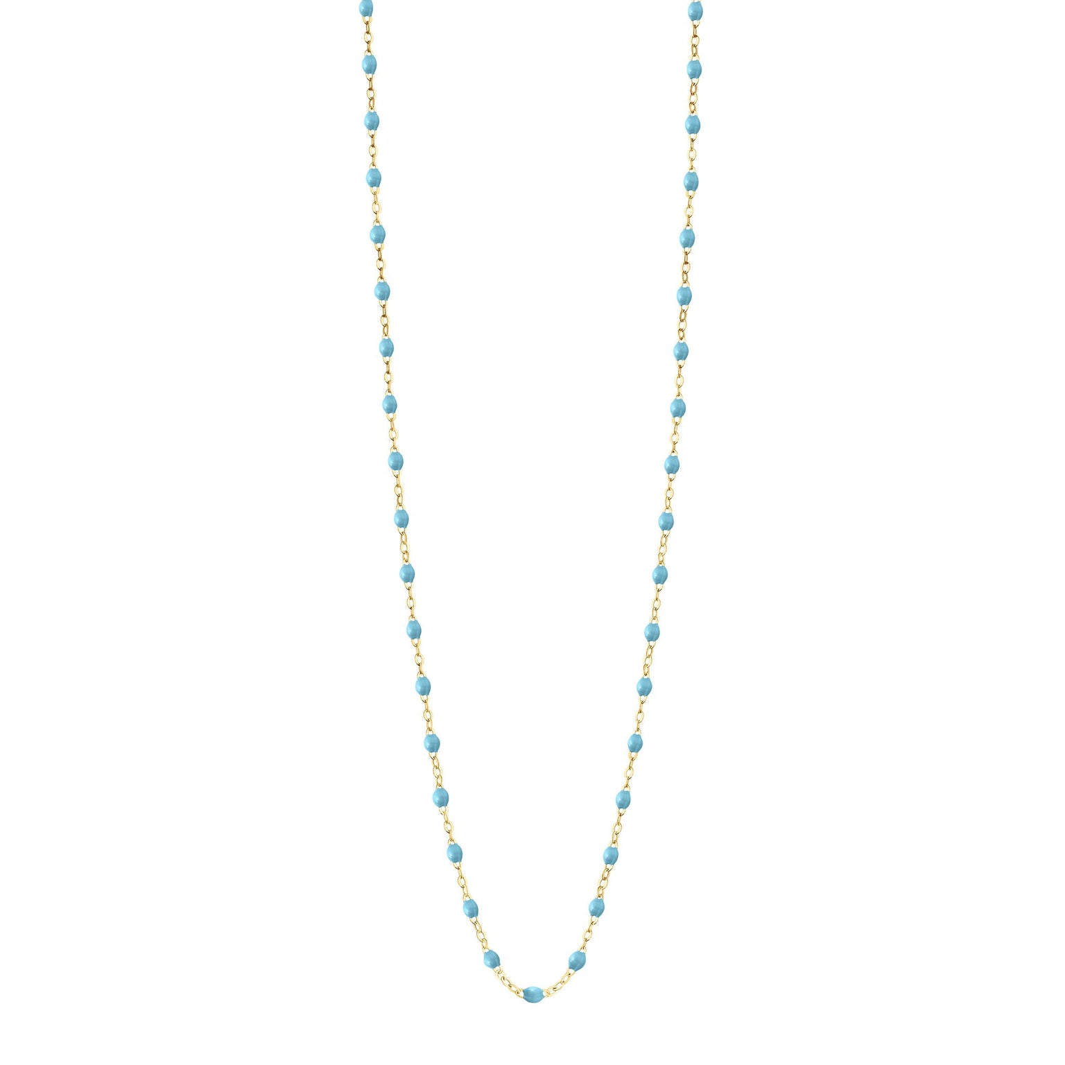 Gigi Clozeau - Classic Gigi Turquoise sautoir, Yellow Gold, 23.6"
