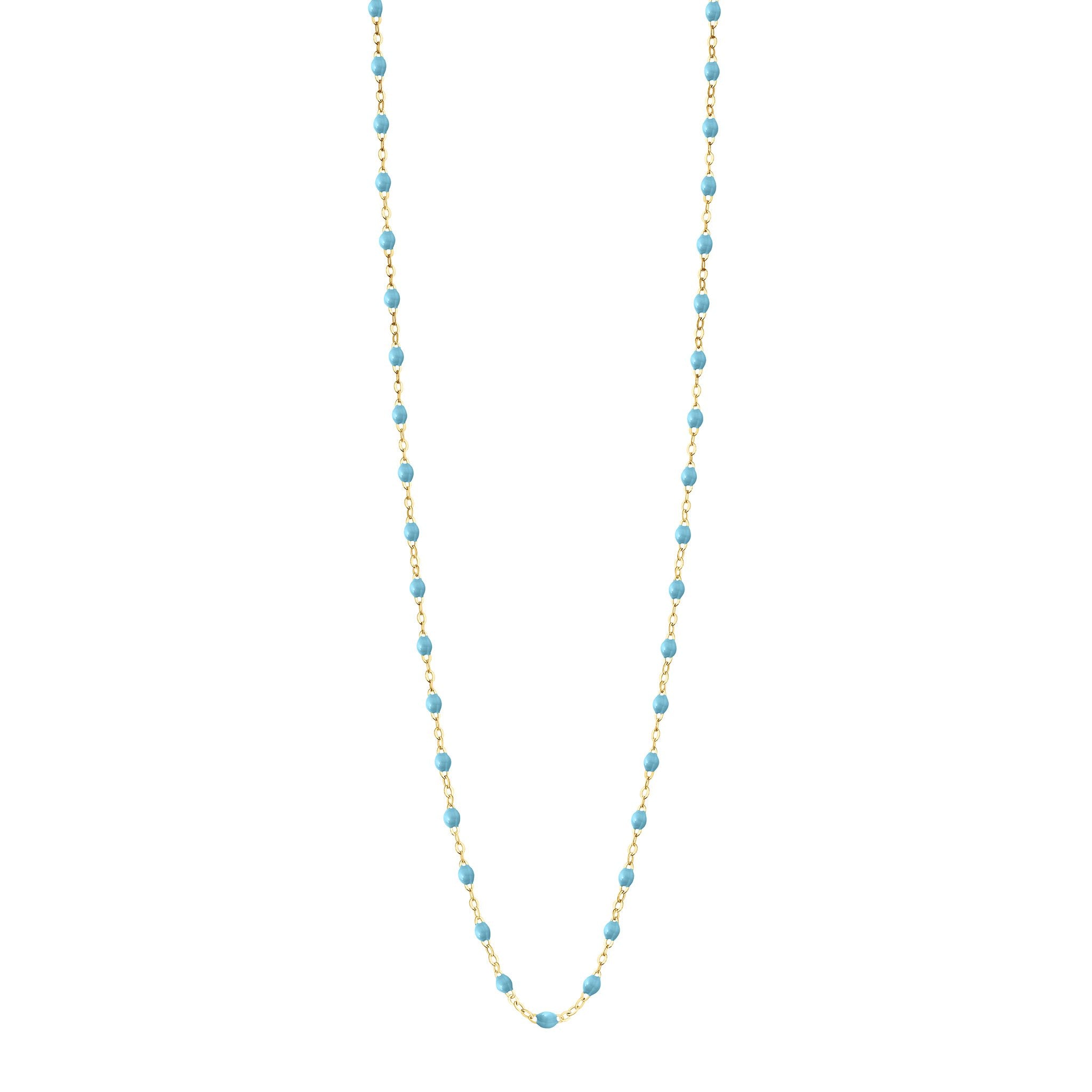 Gigi Clozeau - Classic Gigi Turquoise sautoir, Yellow Gold, 34"