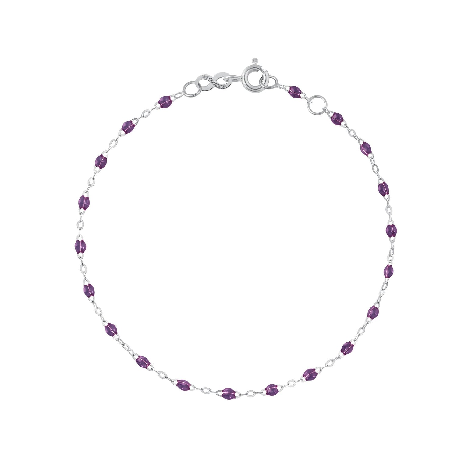 Gigi Clozeau - Classic Gigi Violet bracelet, White Gold, 7.5"