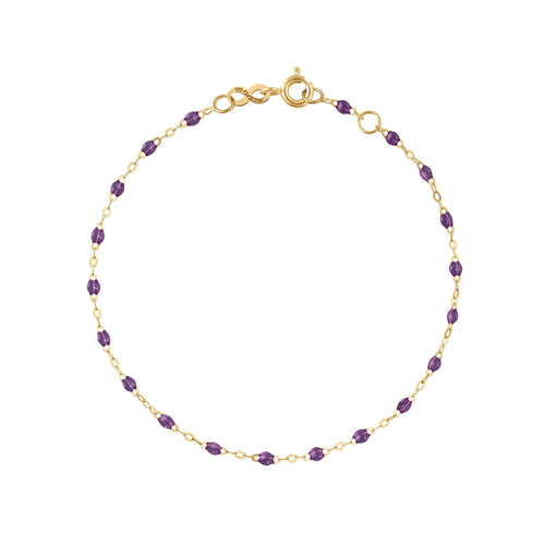 Gigi Clozeau - Classic Gigi Violet bracelet, Yellow Gold, 5.9