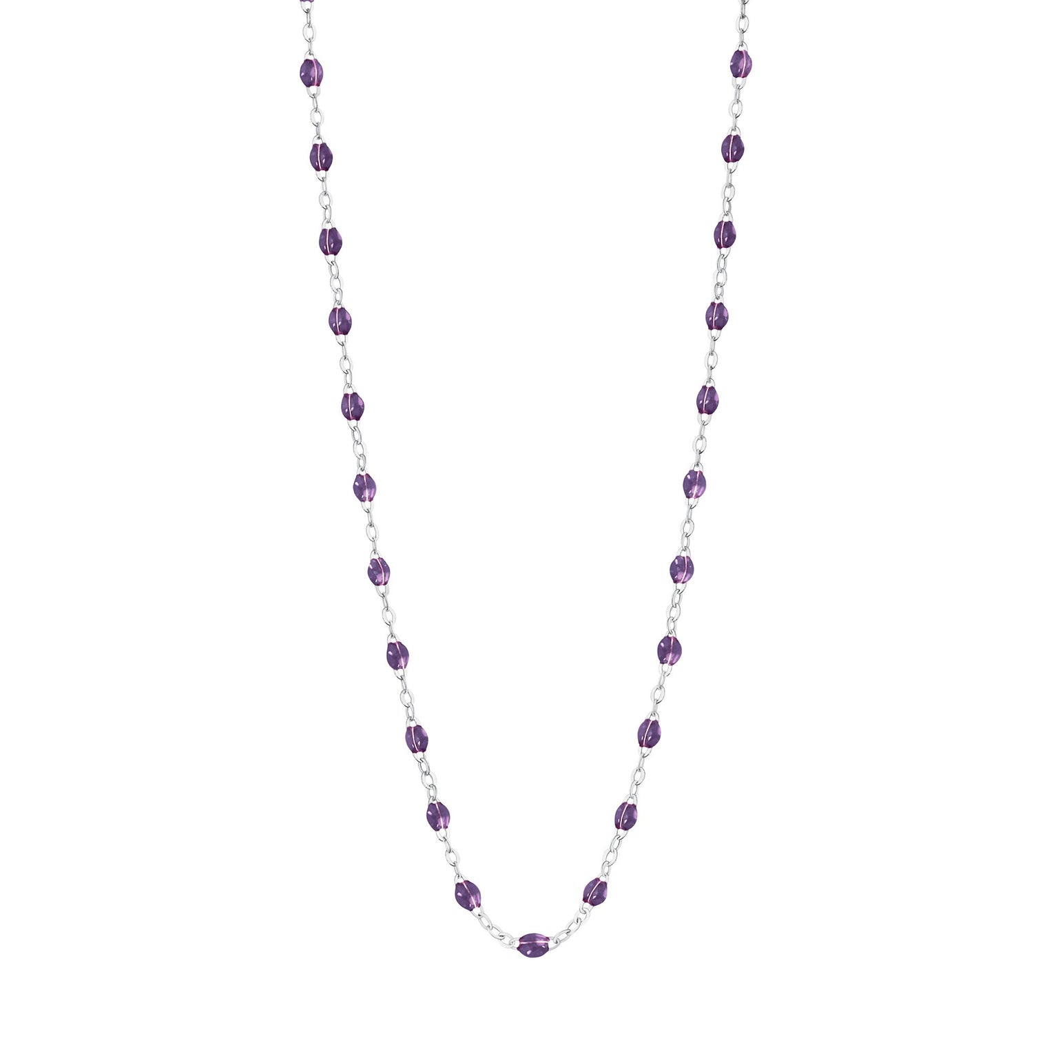Gigi Clozeau - Classic Gigi Violet necklace, White Gold, 16.5"