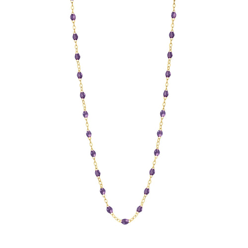 Gigi Clozeau - Classic Gigi Violet necklace, yellow gold, 16.5