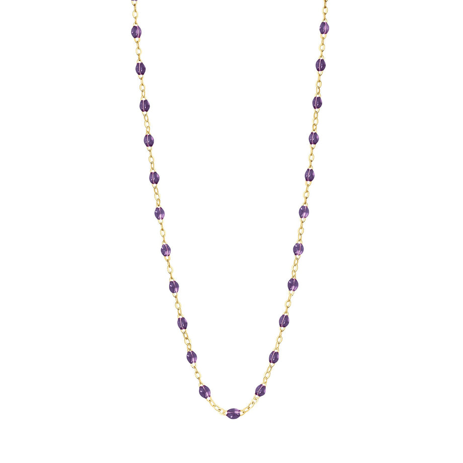 Gigi Clozeau - Classic Gigi Violet necklace, yellow gold, 16.5