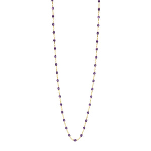 Gigi Clozeau - Classic Gigi Violet sautoir, Yellow Gold, 23.6"