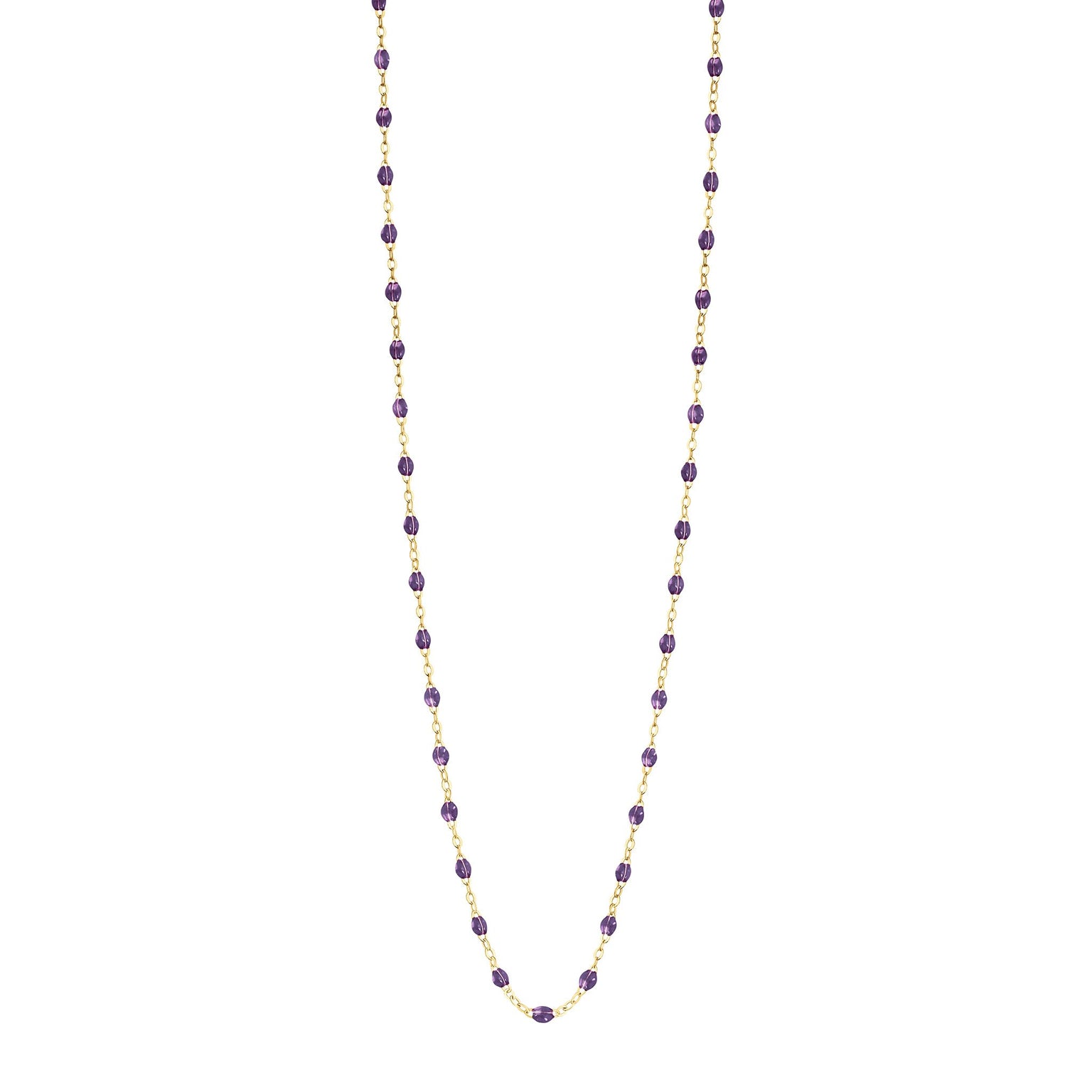 Gigi Clozeau - Classic Gigi Violet sautoir, Yellow Gold, 34"