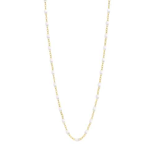 Gigi Clozeau - Classic Gigi White necklace, yellow gold, 16.5