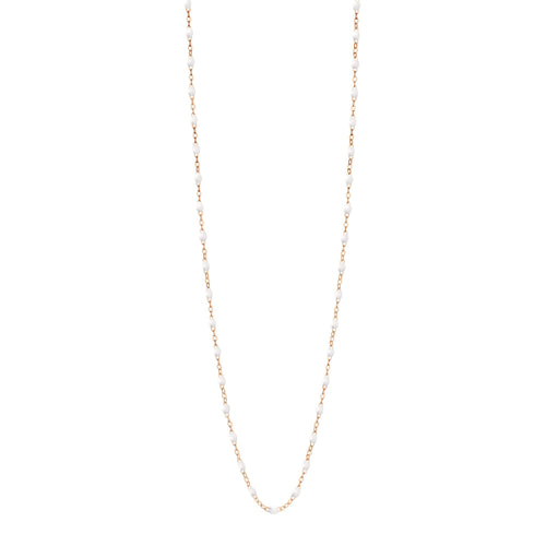 Gigi Clozeau - Classic Gigi White sautoir, Rose Gold, 23.6