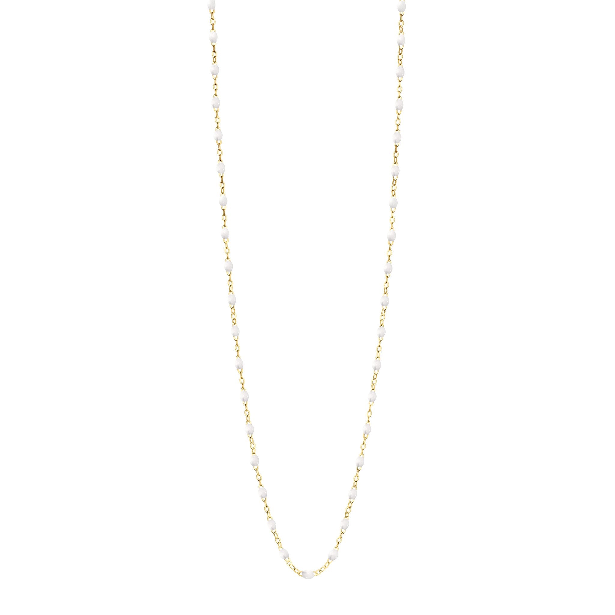 Gigi Clozeau - Classic Gigi White sautoir, Yellow Gold, 23.6"