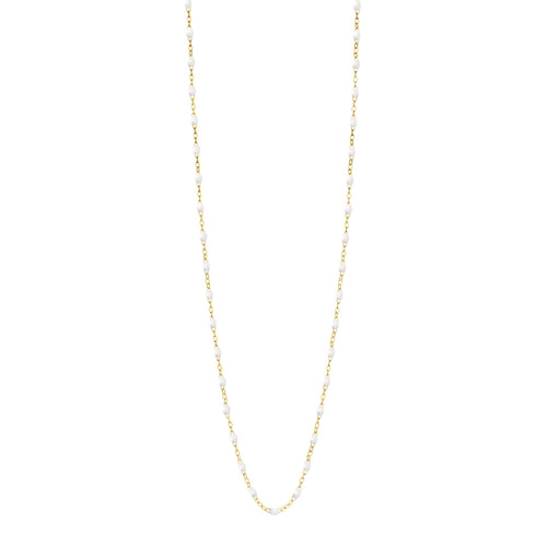 Gigi Clozeau - Classic Gigi White sautoir, Yellow Gold, 23.6