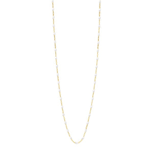 Gigi Clozeau - Classic Gigi White sautoir, Yellow Gold, 23.6"