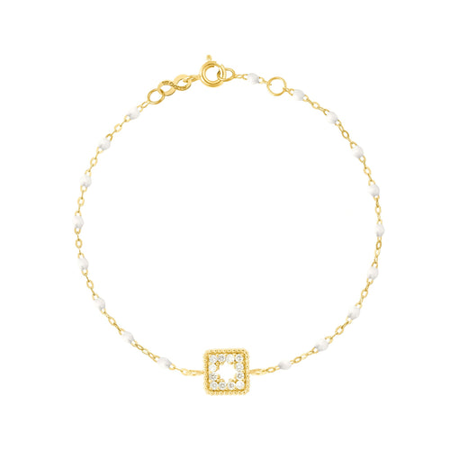 Gigi Clozeau - Classic Gigi White Treasure Bracelet, Yellow Gold, 6.7
