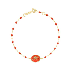 Gigi Clozeau - Coral Angelfish Bracelet, Yellow Gold, 6.7"