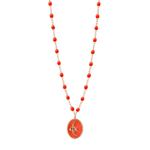 Gigi Clozeau - Coral Angelfish Necklace, Rose Gold, 16.5