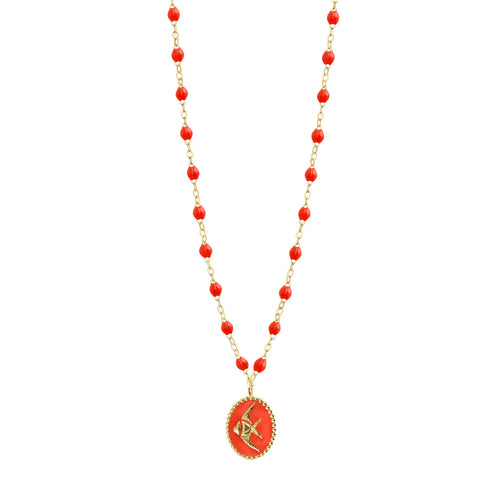 Gigi Clozeau - Coral Angelfish Necklace, Yellow Gold, 16.5