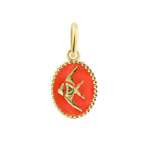 Gigi Clozeau - Coral Angelfish Pendant, Yellow Gold