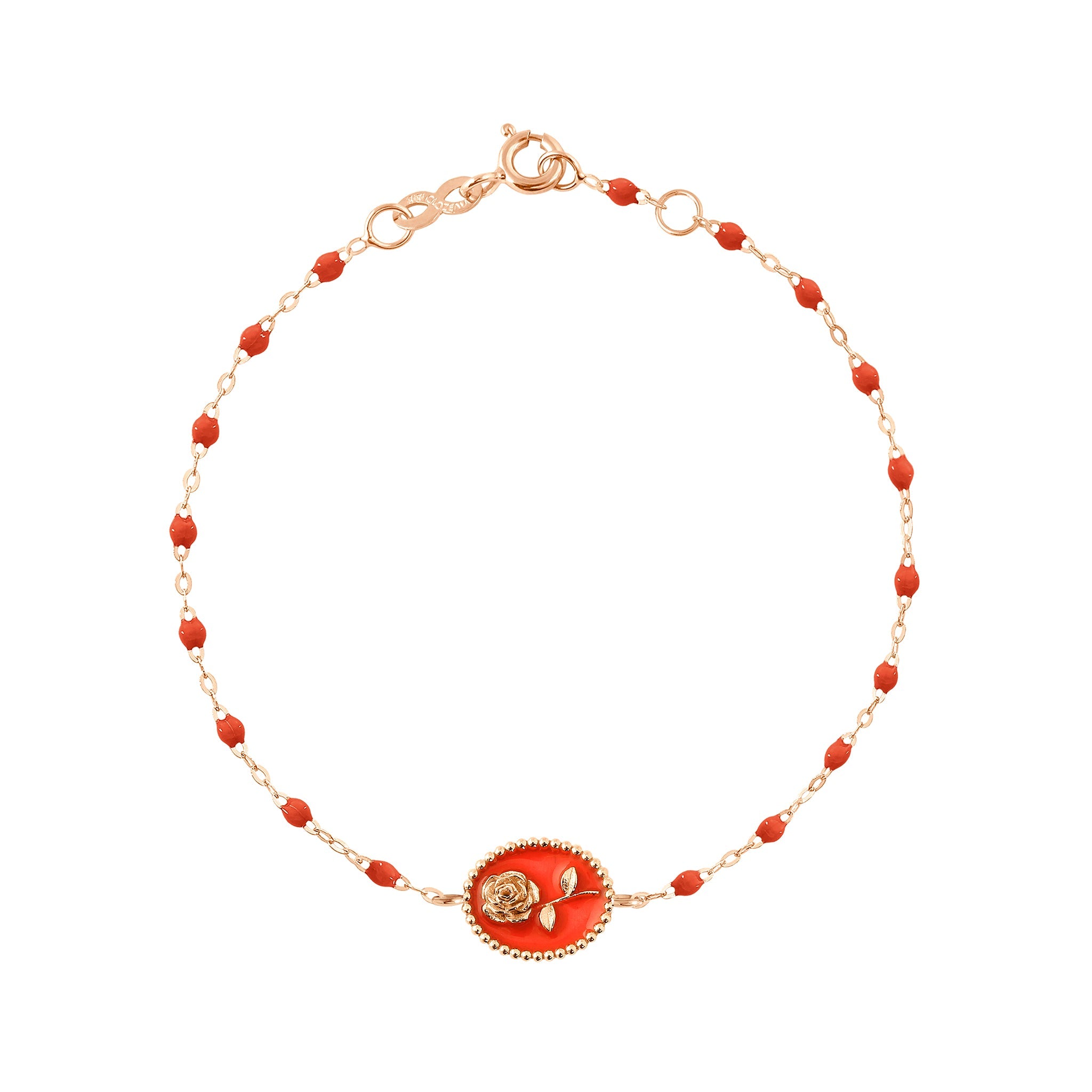 Gigi Clozeau - Coral Rose Bracelet, Rose Gold, 6.7"