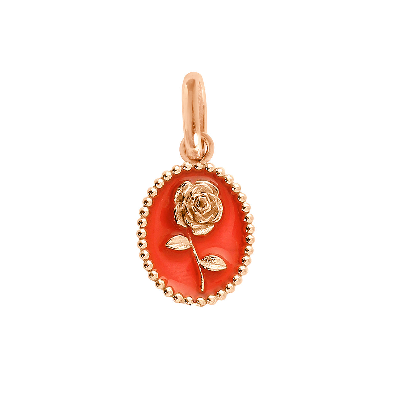 Gigi Clozeau - Coral Rose Pendant, Rose Gold