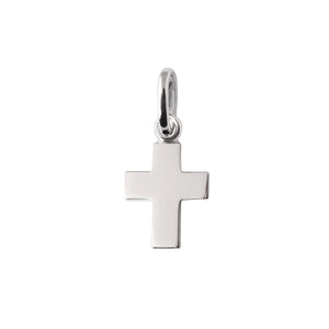 Gigi Clozeau - Cross Charm White Gold, pendant