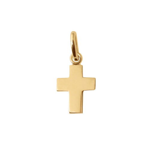 Gigi Clozeau - Cross Charm Yellow Gold, pendant