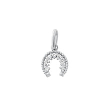 Gigi Clozeau - Diamond Horseshoe Pendant, White Gold