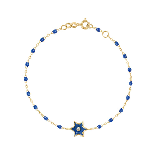 Gigi Clozeau - Étoile Diamond Bracelet, Lapis, Yellow Gold, 6.7