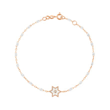 Gigi Clozeau - Étoile Diamond Bracelet, White, Rose Gold, 6.7"