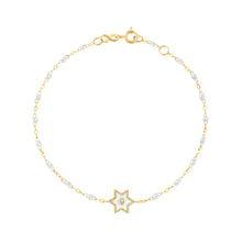 Gigi Clozeau - Étoile Diamond Bracelet, White, Yellow Gold, 6.7"