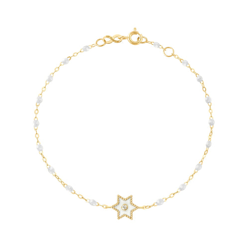 Gigi Clozeau - Étoile Diamond Bracelet, White, Yellow Gold, 6.7