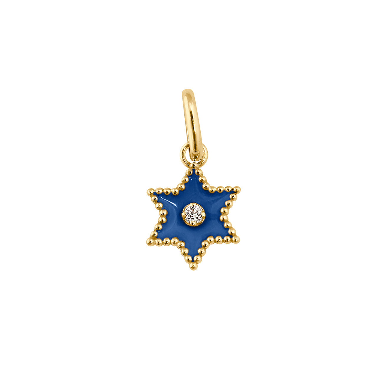 Gigi Clozeau - Étoile Diamond Pendant, Lapis, Yellow Gold