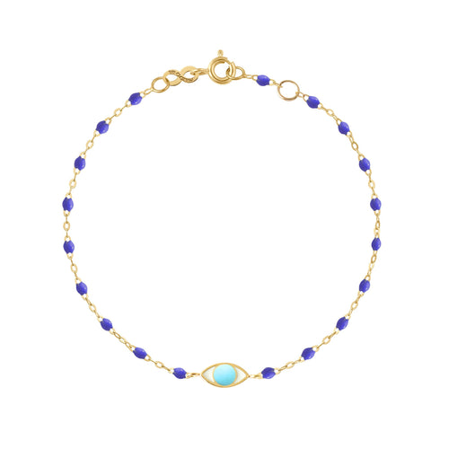 Gigi Clozeau - Eye Classic Gigi Bleuet bracelet, Yellow Gold, 6.7