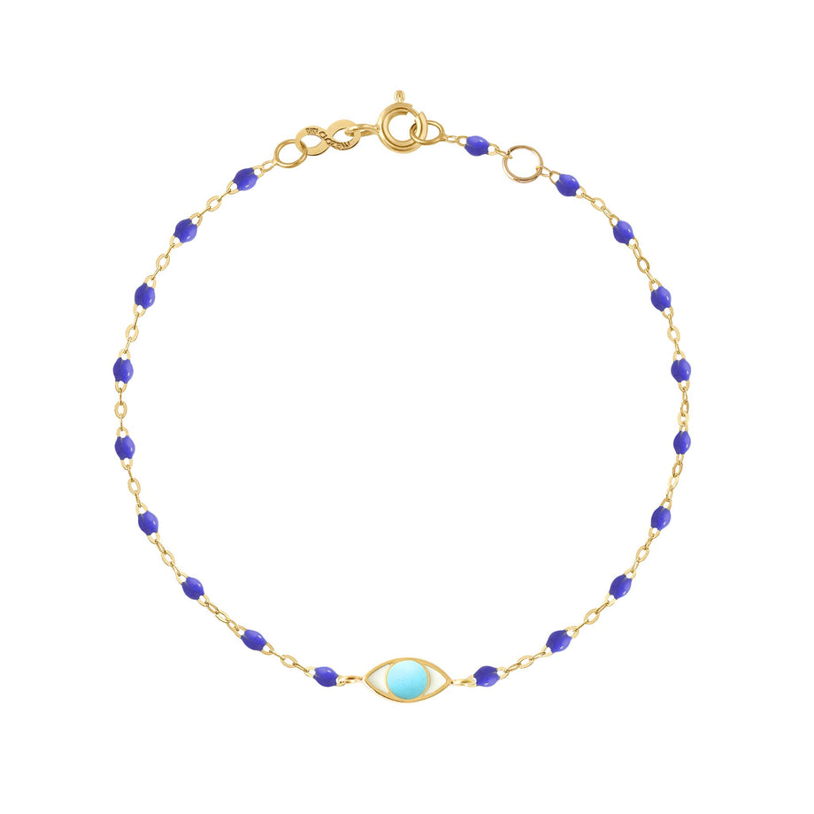 Gigi Clozeau - Eye Classic Gigi Bleuet bracelet, Yellow Gold, 6.7