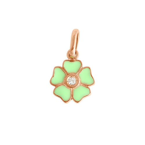 Gigi Clozeau - Flower Anis diamond pendant, Rose Gold
