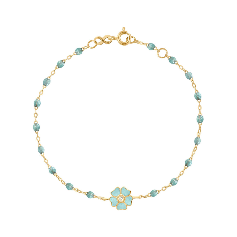 Gigi Clozeau - Flower Classic Gigi Iceberg diamond bracelet, Yellow Gold, 6.7