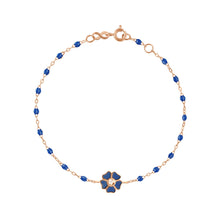 Gigi Clozeau - Flower Classic Gigi Lapis Diamond Bracelet, Rose Gold, 6.7"