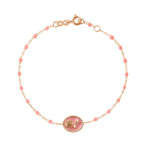 Gigi Clozeau - Fuchsia Rose Bracelet, Rose Gold, 6.7
