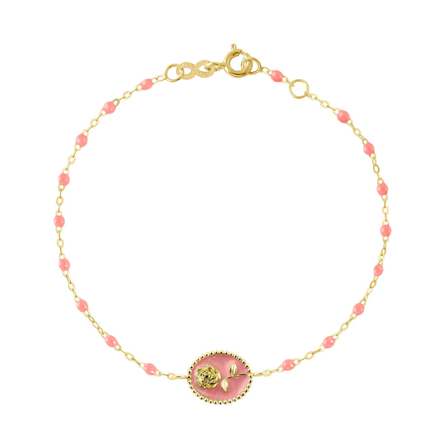 Gigi Clozeau - Fuchsia Rose Bracelet, Yellow Gold, 6.7