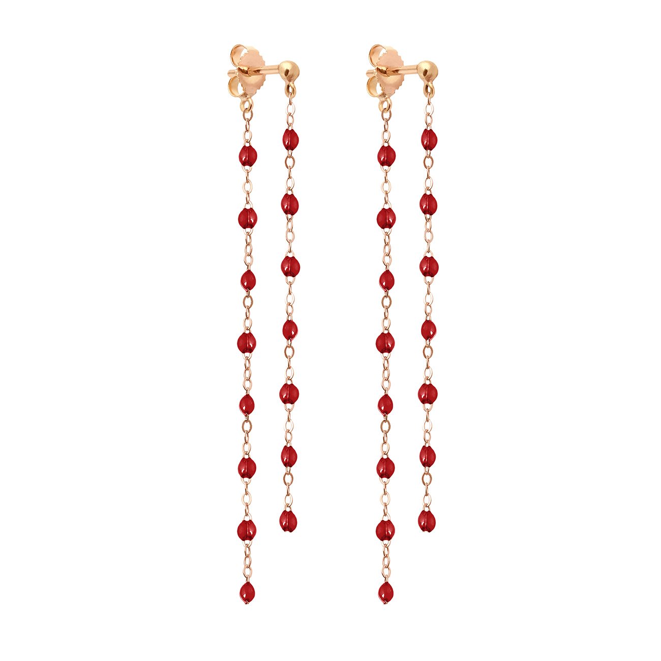 Gold discount cherry earrings