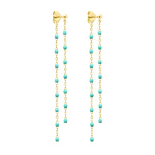 Gigi Clozeau - Classic Gigi dangling Lagoon earrings, Yellow Gold