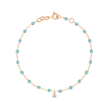 Gigi Clozeau - Gigi Supreme 1 Diamond Bracelet, Aqua, Rose Gold, 6.7"