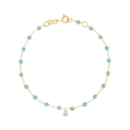 Gigi Clozeau - Gigi Supreme 1 Diamond Bracelet, Aqua, Yellow Gold, 6.7